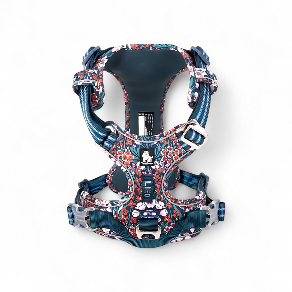 Mehr Kontrolle. Weniger Zug. – Das TRUE LOVE Hundegeschirr für entspannte Spaziergänge.
